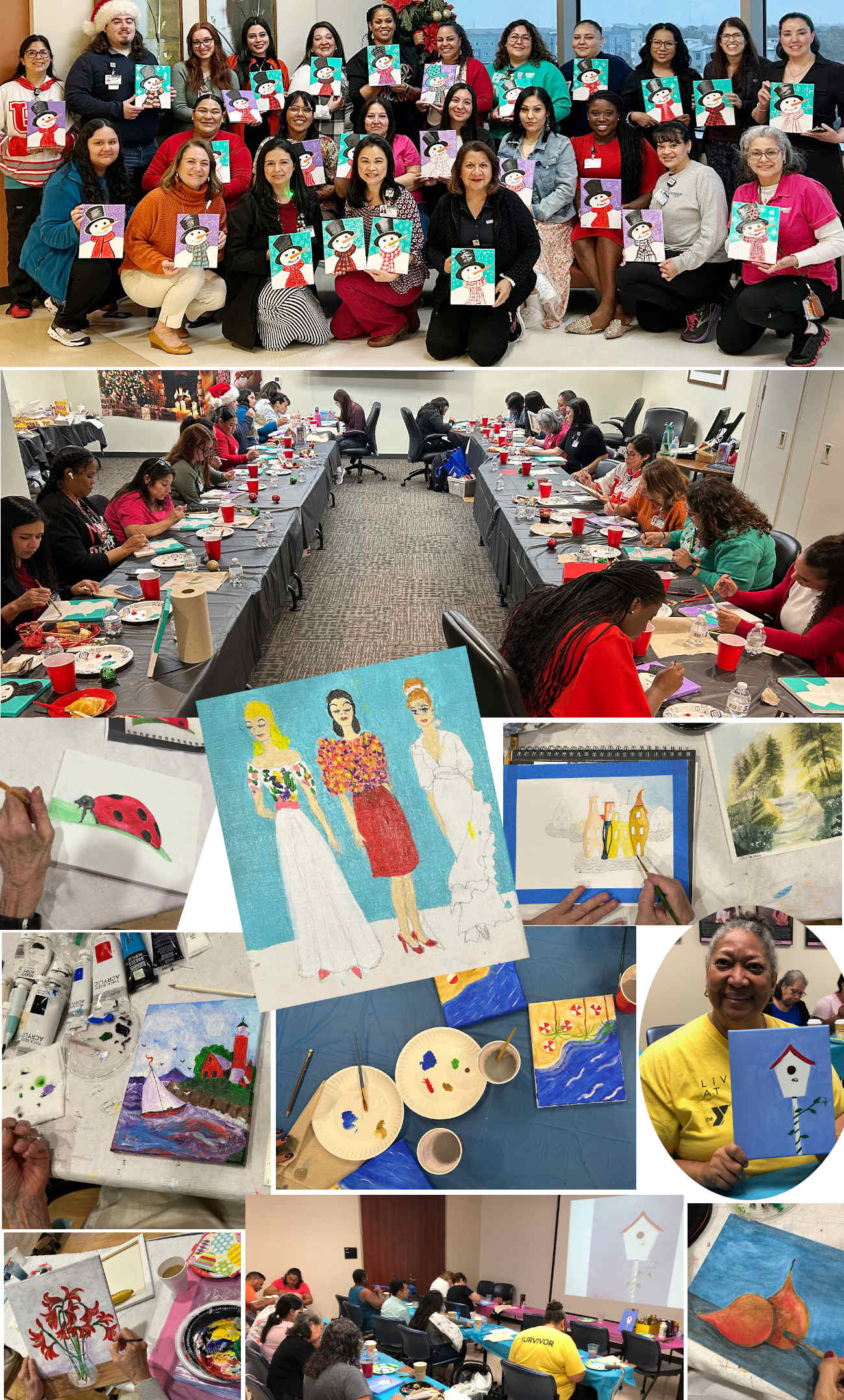 Artist's paintings: Kermit's Art Therapy Classes